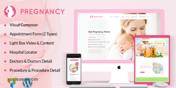 Pregnancy Medical Doctor WordPress Theme 2.6 GPL Theme