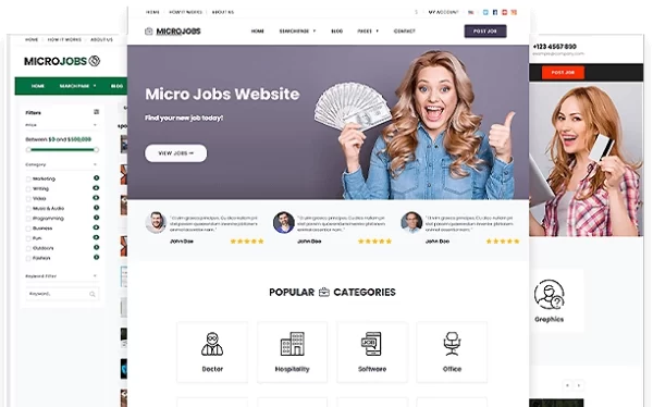 PremiumPress Micro Jobs Theme 10.3.0 GPL Theme