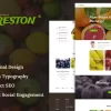 Preston Organic Farming WordPress Theme 1.1.6 GPL Theme