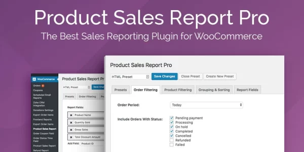 Product Sales Report Pro for WooCommerce Pro 2.2.49 GPL Plugins