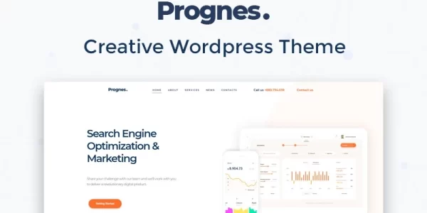 Prognes Consulting Multipurpose Clean WordPress Elementor Theme WordPress Theme 1.0.0 GPL Theme