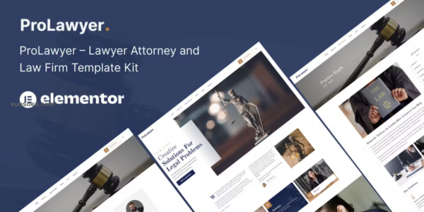 Prolawyer – Lawyer and Law Firm Elementor Kit {version} GPL Theme