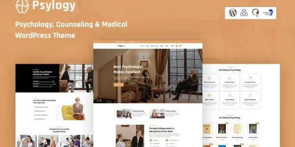 Psylogy Psychology And Counseling Responsive WordPress Theme 1.0.0 GPL Theme