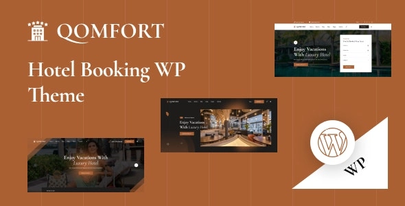 Qomfort Hotel Booking WordPress Theme 1.0.0 GPL Theme