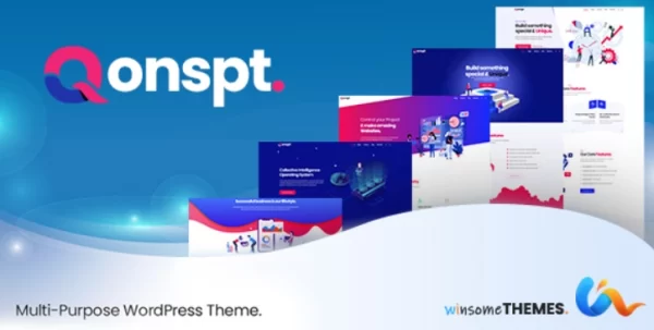 Qonspt Isometric MultiPurpose WordPress Theme 1.0.3 GPL Theme