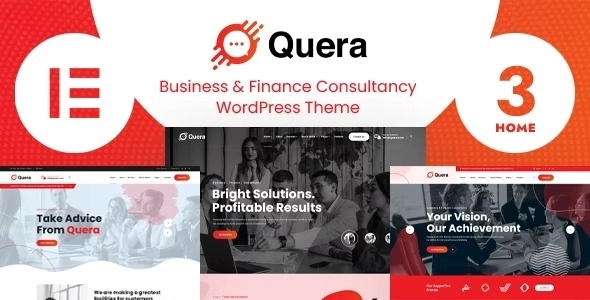 Quera – Business Consultancy WordPress Theme 1.0 GPL Theme