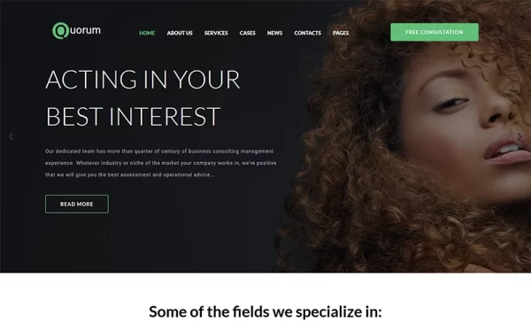 Quorum Corporate WordPress Elementor Theme WordPress Theme 1.0.0 GPL Theme