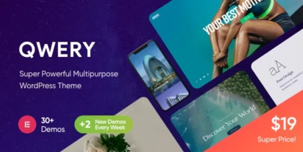 Qwery Multi-Purpose Business WordPress Theme + RTL 3.2.0 GPL Theme