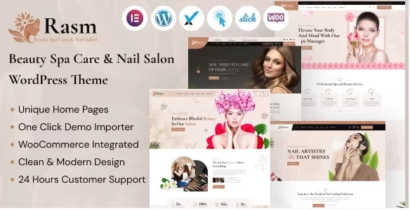 Rasm – Beauty Spa Care Nail Salon WordPress Theme 1.0.0 GPL Theme
