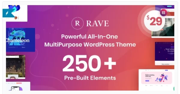 Rave MultiPurpose Business WordPress Theme 1.0.1 GPL Theme