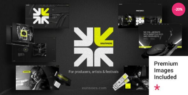 Rawtracks Music DJ Theme 1.1 GPL Theme