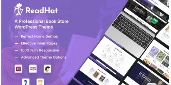 ReadHat Book Store WooCommerce WordPress Theme 1.0 GPL Theme