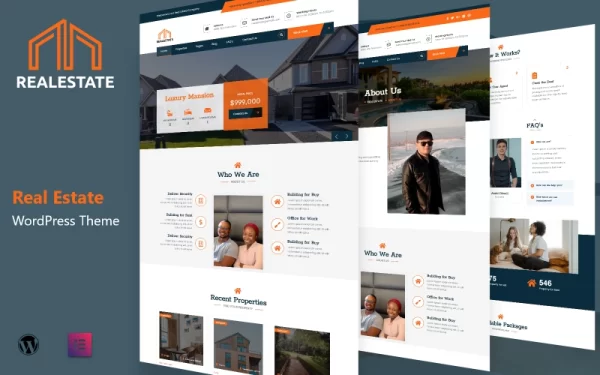 RealEstate Real Estate WordPress Theme 1.0.0 GPL Theme