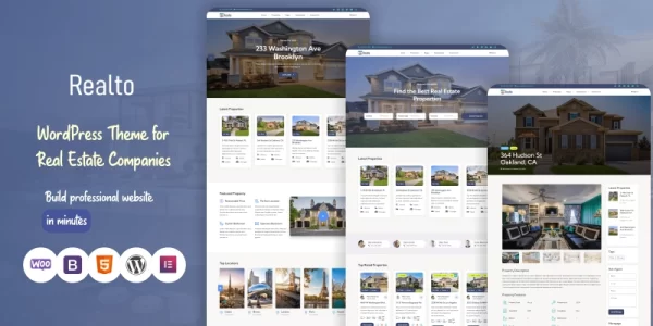 Realto Real Estate WordPress Theme 1.0.0 GPL Theme