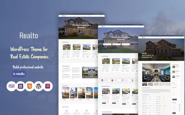 Realto Real Estate WordPress Theme 1.0.0 GPL Theme