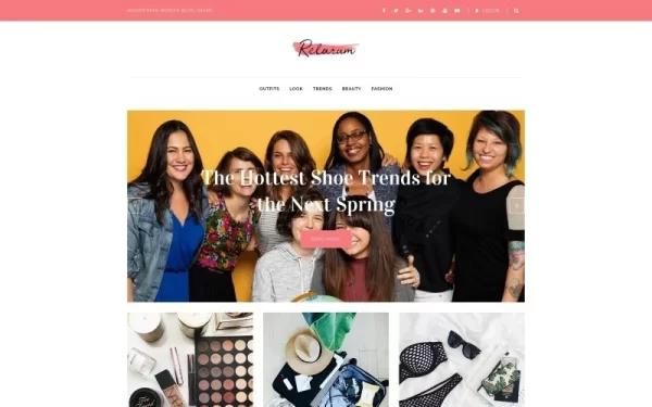 Relarum Women Blog Multipurpose Classic WordPress Elementor Theme WordPress Theme 1.0.0 GPL Theme