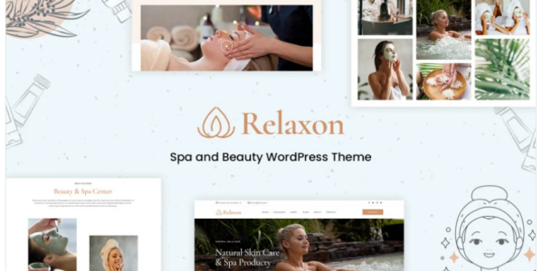 Relaxon Spa, Yoga and Meditation WordPress Theme 1.0.0 GPL Theme