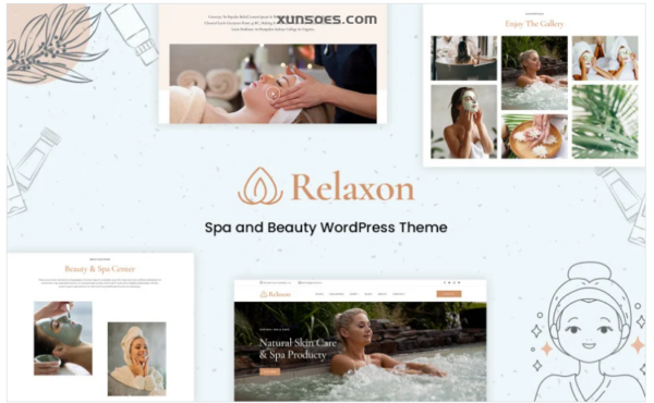 Relaxon Spa, Yoga and Meditation WordPress Theme 1.0.0 GPL Theme