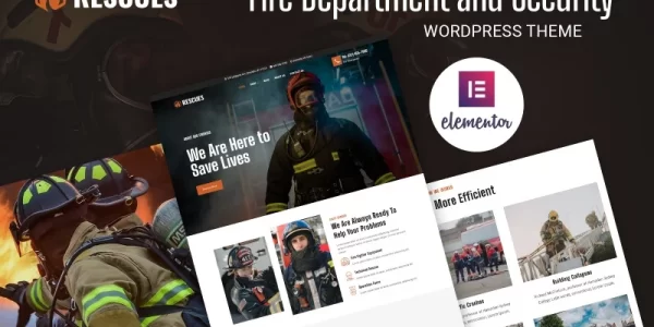 Rescues Fire Department and Security Business WordPress Theme 1.0.0 GPL Theme