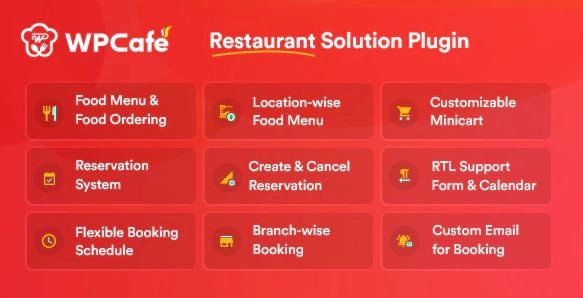 Restaurant Reservation, Food Menu & Food Ordering for WooCommerce 2.2.18 GPL Plugins