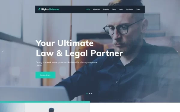 Rights Defender Lawyer WordPress theme WordPress Theme 1.0.0 GPL Theme
