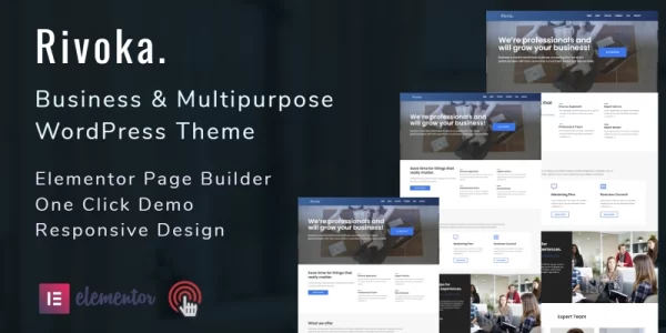 Rivoka Business And Multipurpose WordPress Theme 1.0.0 GPL Theme
