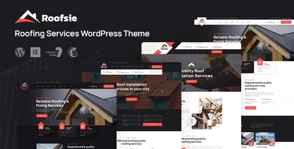 Roofsie Roofing Services WordPress Theme 1.0.0 GPL Theme