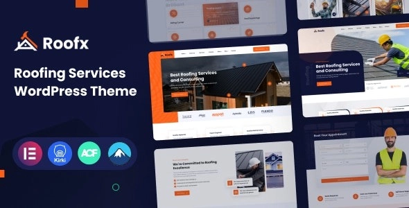 Roofx Roofing Services WordPress Theme 1.0 GPL Theme