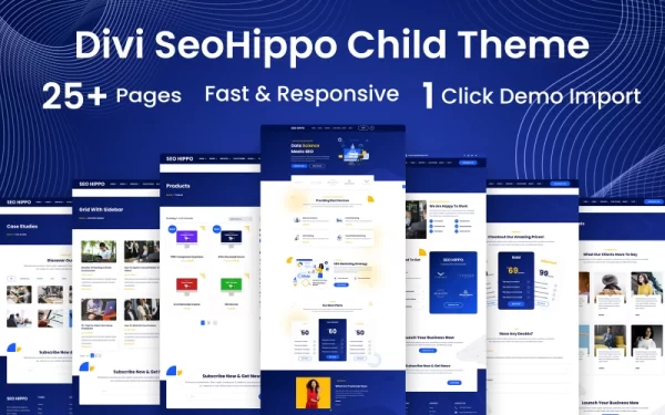 SEO Hippo WordPress Woocommerce Divi Child Theme WordPress Theme 1.0 GPL Theme