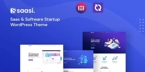 Saasi Saas Software Startup WordPress Theme 1.0 GPL Theme