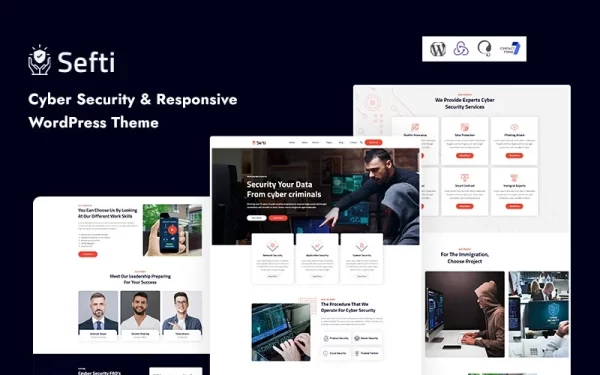 Sefti Cyber Security WordPress Theme 1.0.0 GPL Theme