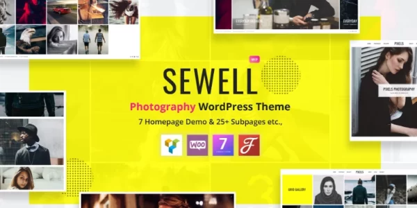 Sewell Photography WordPress Theme 1.8.2 GPL Theme