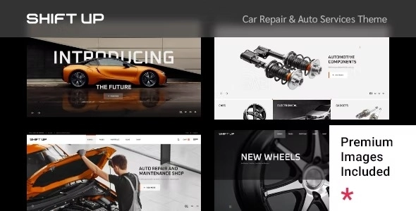 ShiftUp Car Repair Auto Services Theme 1.0 GPL Theme