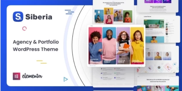 Siberia Portfolio WordPress Theme 1.0 GPL Theme