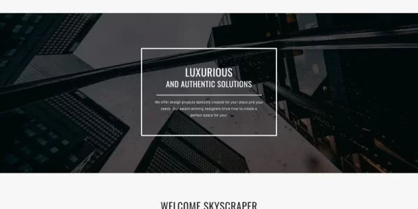 Skyscraper Architecture And Construction WordPress Theme 1.0.0 GPL Theme