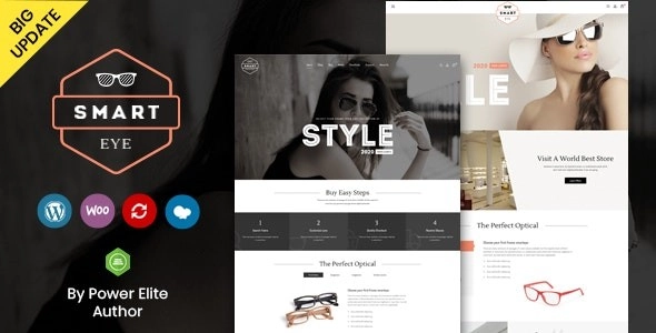 Smart Eye Glasses WooCommerce Theme 1.0 GPL Theme