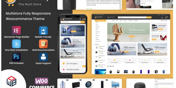 SmartShop Multipurpose Premium WooCommerce Theme 1.0 GPL Theme