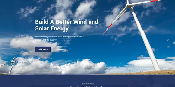 Solarsun Solar Energy WordPress Theme 1.0.0 GPL Theme