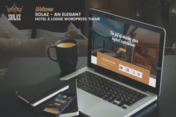 Solaz An Elegant Hotel Lodge WordPress Theme 1.2.5 GPL Theme