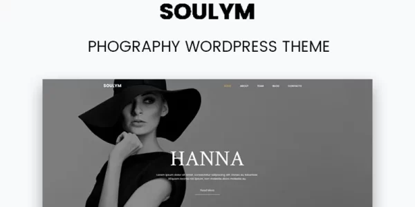 Soulym Photography Multipurpose Modern WordPress Elementor Theme WordPress Theme 1.0.0 GPL Theme