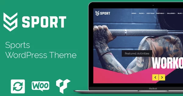 Sport WordPress Theme 4.0.2 GPL Theme
