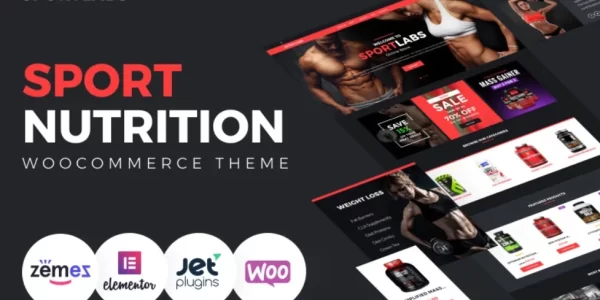 SportLabs Sport Nutrition WooCommerce Theme 1.0 GPL Theme