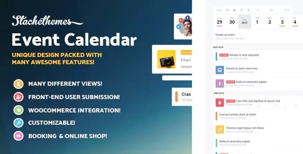 Stachethemes Event Calendar WordPress Events Calendar Plugin 3.3.1 GPL Plugins