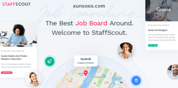 StaffScout Job Board and Employment Theme 1.10 GPL Theme