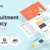 Staffing Recruitment Agency Website Template WordPress Theme 1.0.1 GPL Theme