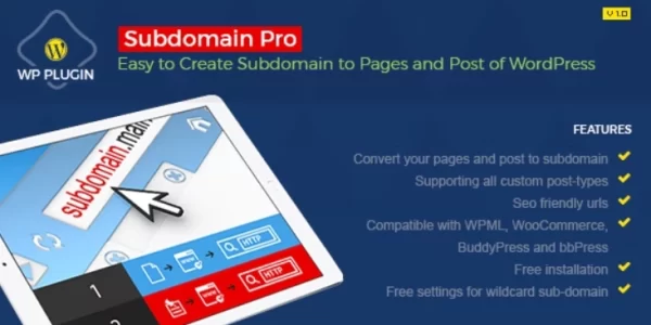 Subdomain Pro 4.0 GPL Plugins