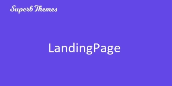 Superb Superb LandingPage 107.1 GPL Theme