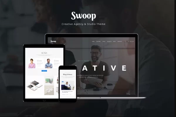 Swoop Creative Agency and studio Theme 1.1.4 GPL Theme