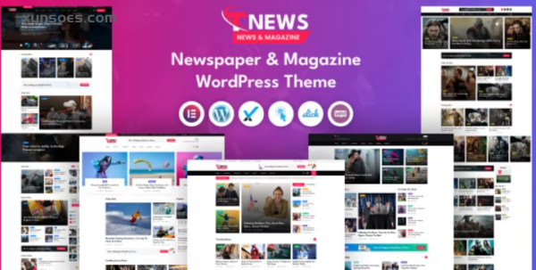 TNews News Magazine WordPress Theme 1.0 GPL Theme