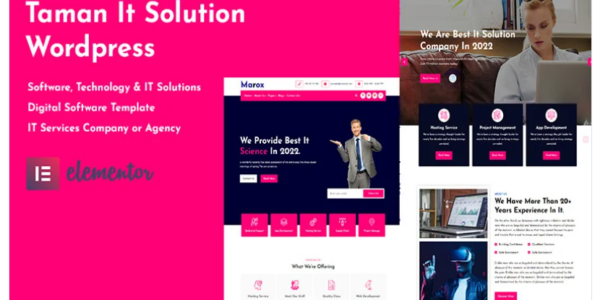 Taman Technology and IT Solutions Theme 1.0.0 GPL Theme